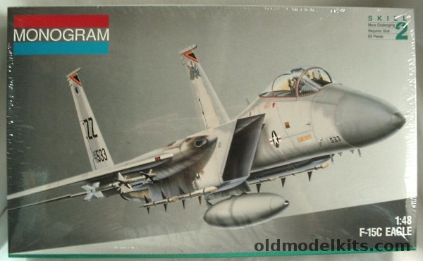 Monogram 1/48 McDonnell Douglas F-15C Eagle, 5823 plastic model kit